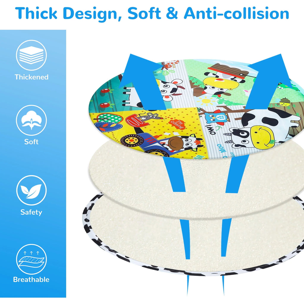 Baby Play Mat with 4 Hanging Toys 30 Balls I495
