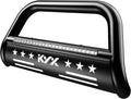 Bull Bar with LED Light Bar for Pickup Truck Off-Road Front Bumper Grille Guard B71939