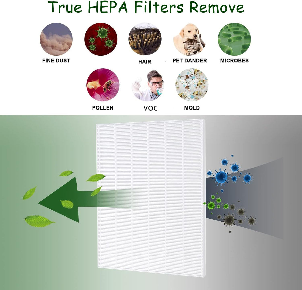 HEPA Replacement Filter 4 Pack C131822