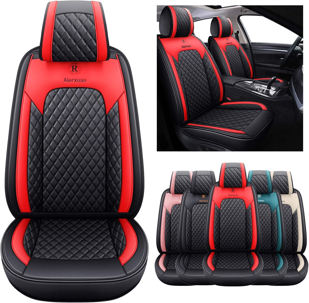 2 PCS Front Leather Waterproof Universal Seat Covers B970981