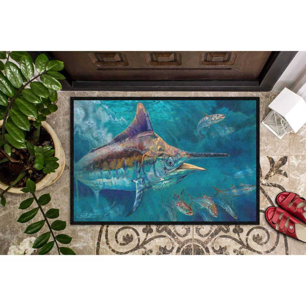 Black Marlin Indoor or Outdoor Mat 24x36 U607513