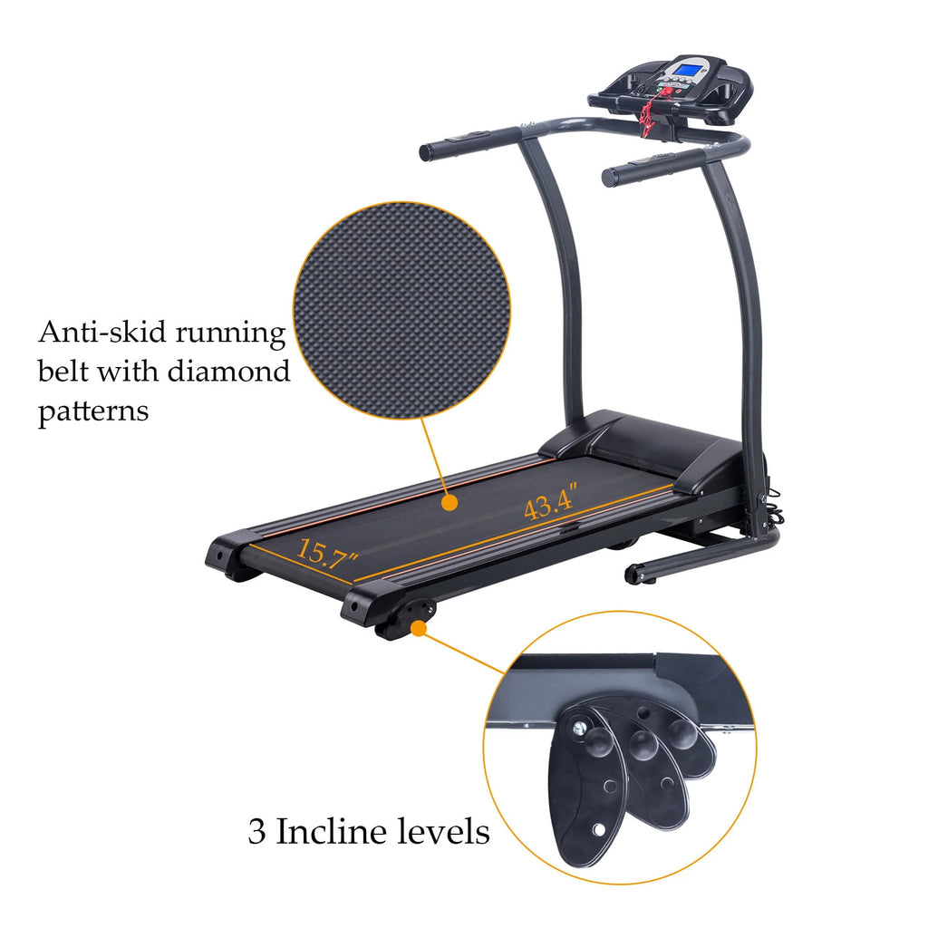 Foldable Incline Motorized Treadmill B4005