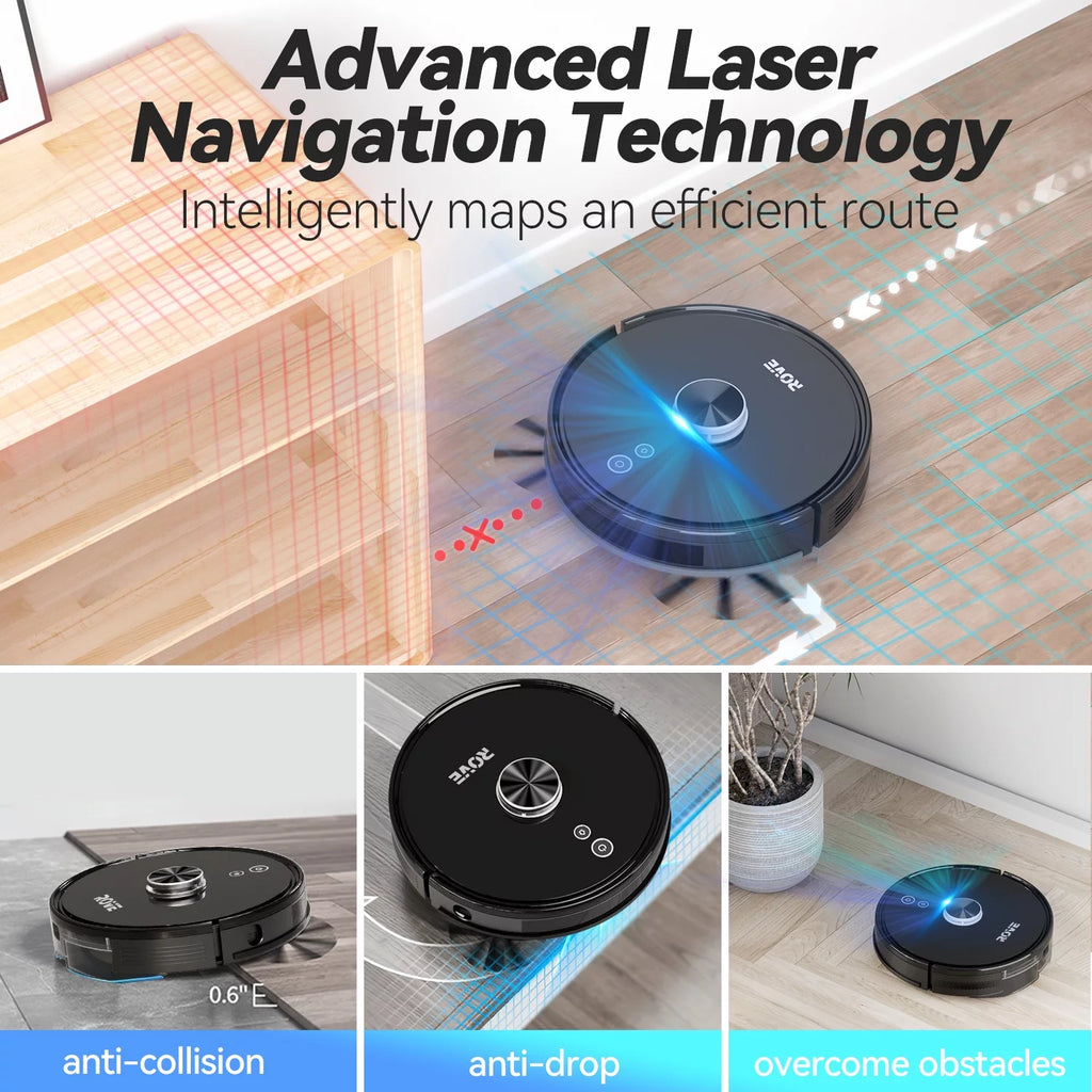 Robot Vacuum Cleaner 2000 Pa Suction E3607
