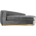 Grey Velvet Chaise R51651
