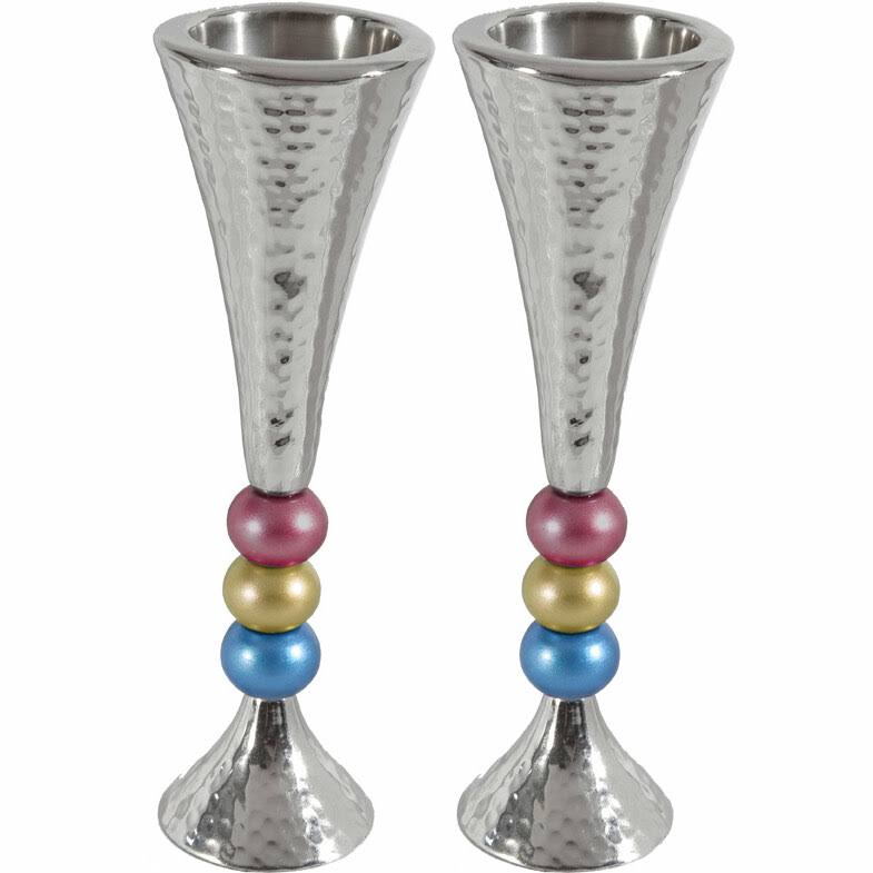 Hammered Texture Candlesticks B543