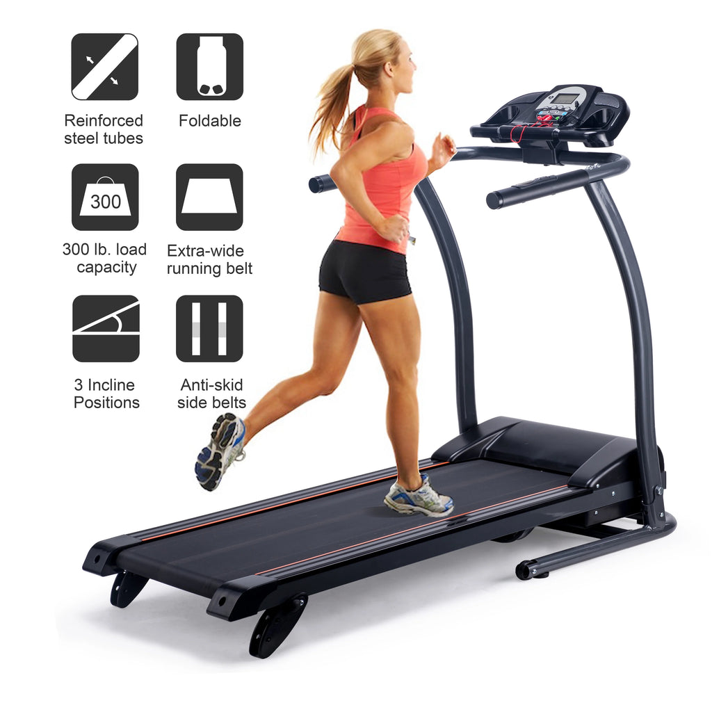 Foldable Incline Motorized Treadmill B4005