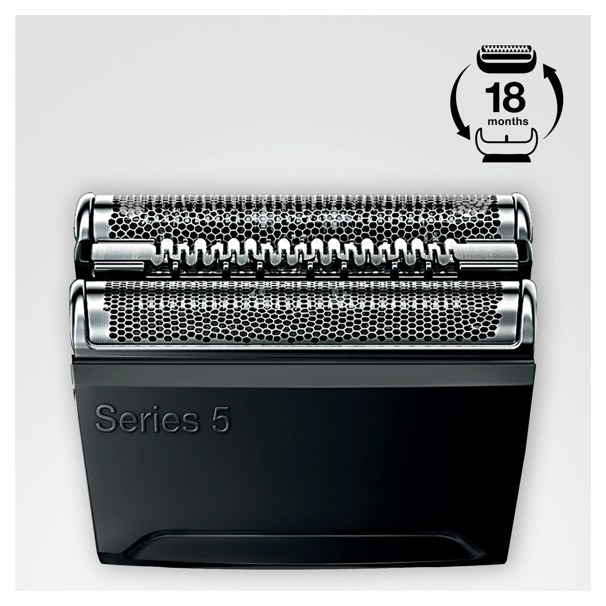 Silver Electric Shaver Head Replacement Cassette P652