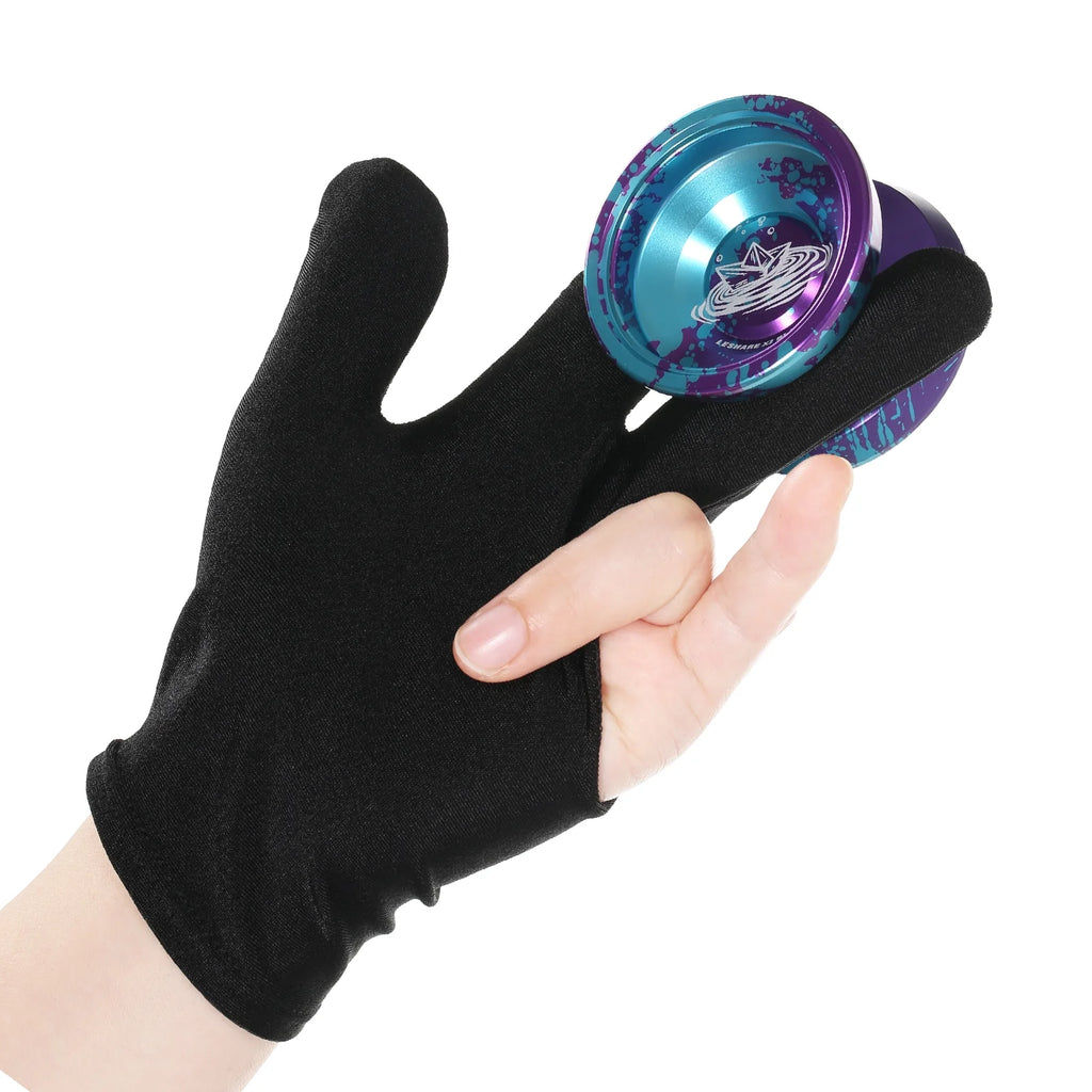 Aluminum Yoyo Ball with Bearing Strings Glove Storage Case V552