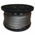 1/8 inch Stainless Steel Aircraft Cable Wire Rope 7x19 Type 304 (1500 Feet) K510125
