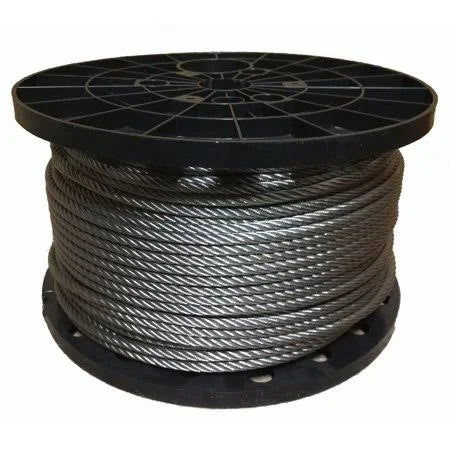 1/8 inch Stainless Steel Aircraft Cable Wire Rope 7x19 Type 304 (1500 Feet) K510125