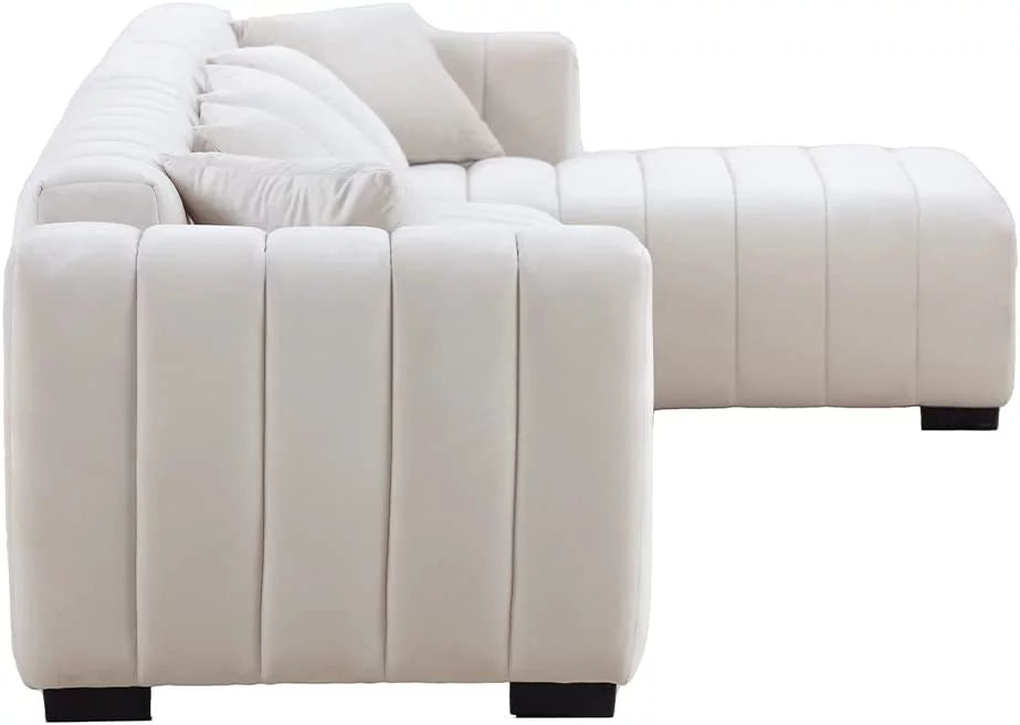 139" L Shaped Sectional Sofa with Ottoman S6769