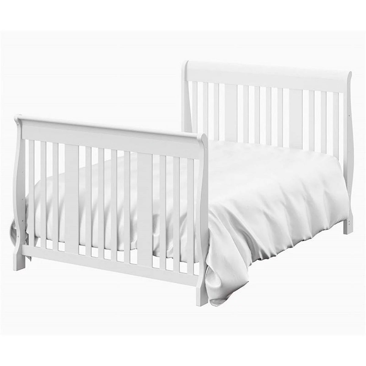 4-in-1 Convertible Crib and Changing Table Set in White P41609