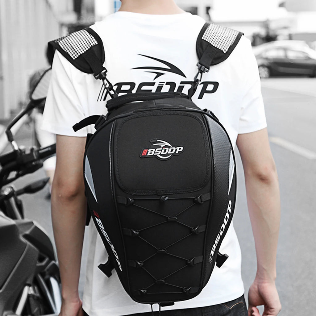 Waterproof Hard Shell Motorcycle Backpack Q27127