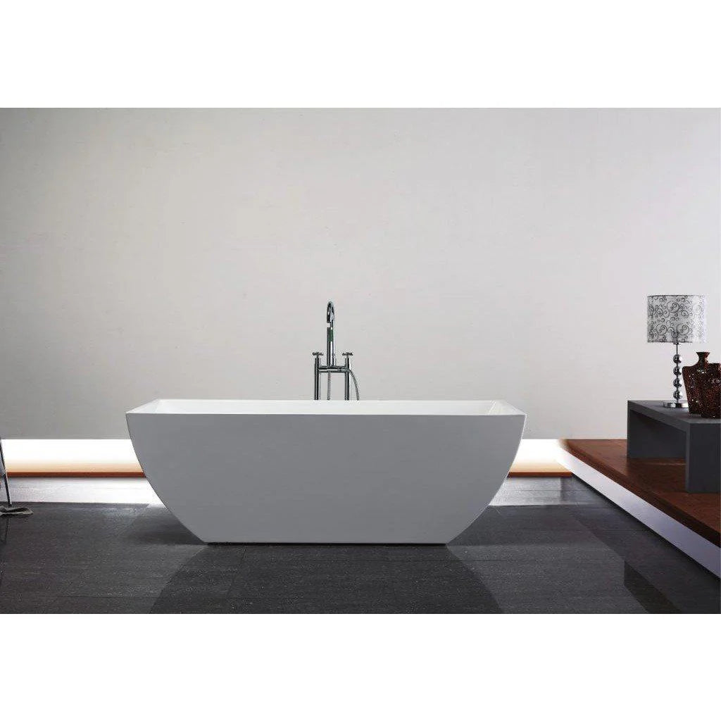 67'' White Free Standing Bathtub I691580