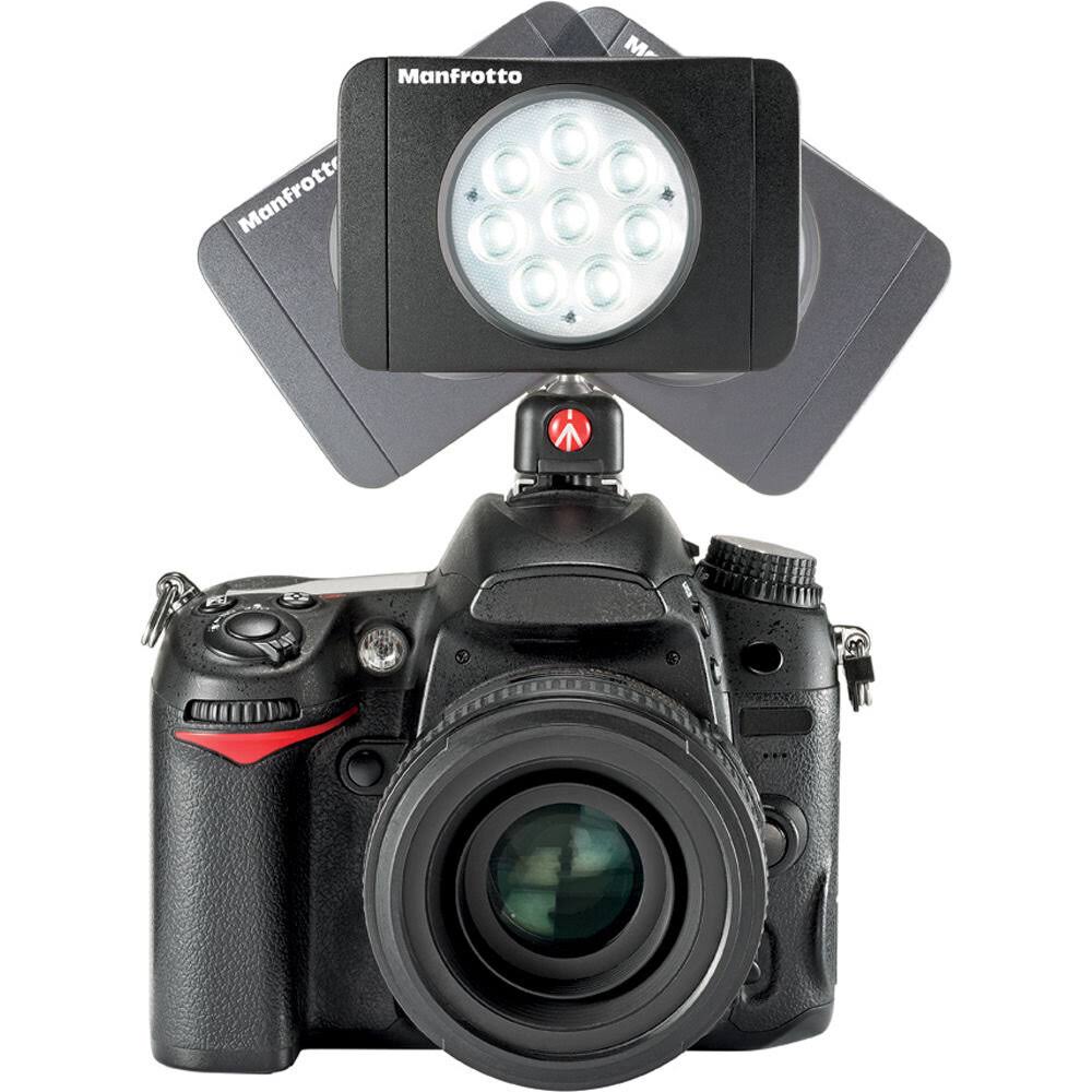 Black On-Camera LED Light D146252