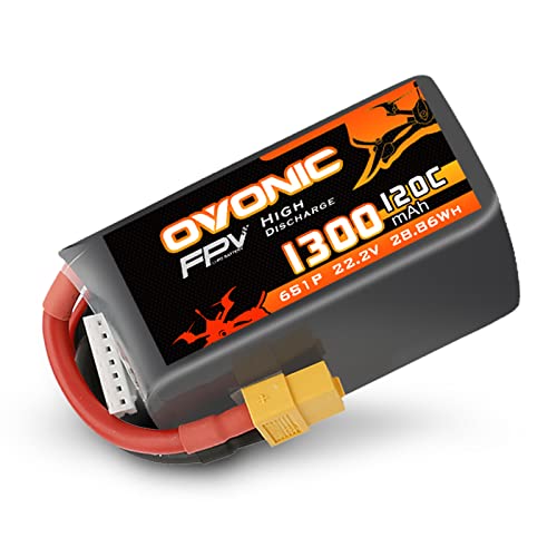 6s 120C 1600mAh 22.2V Lipo Battery with XT60 Connector D1436