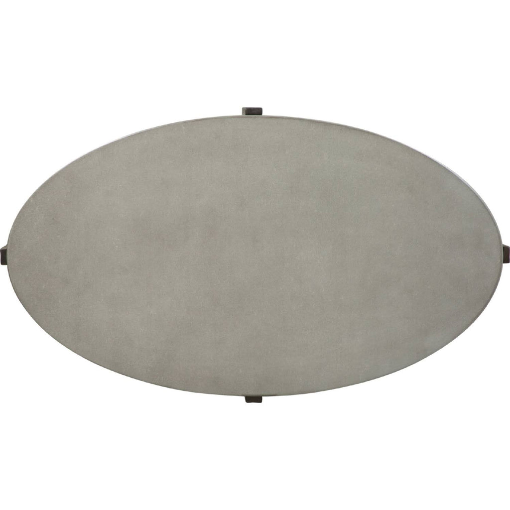 Dark Brown Oval Cocktail Table R9975