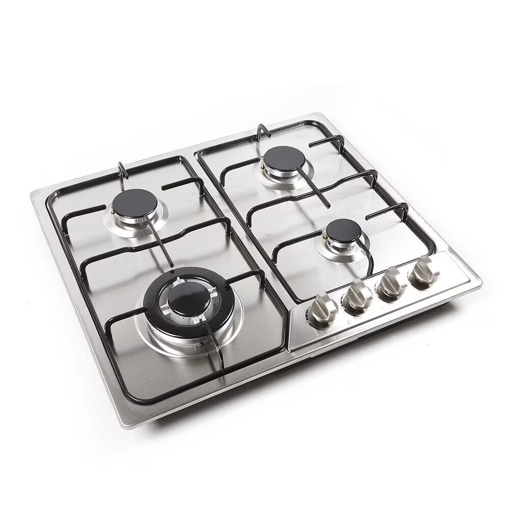 Stainless Steel Built-in Gas Cooktop 4 Burners Natural gas LPG Y865