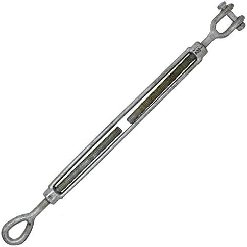 Galvanized Jaw and Eye Turnbuckle U78378