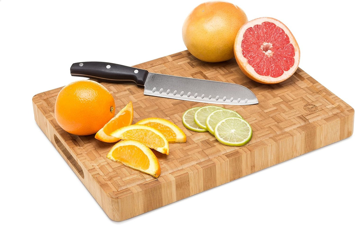 End Grain Bamboo Cutting Board, Extra Large, Pack of 2 S351032