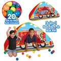Fire Truck 3-in-1 Bed, Tent, & Ball Pit I813