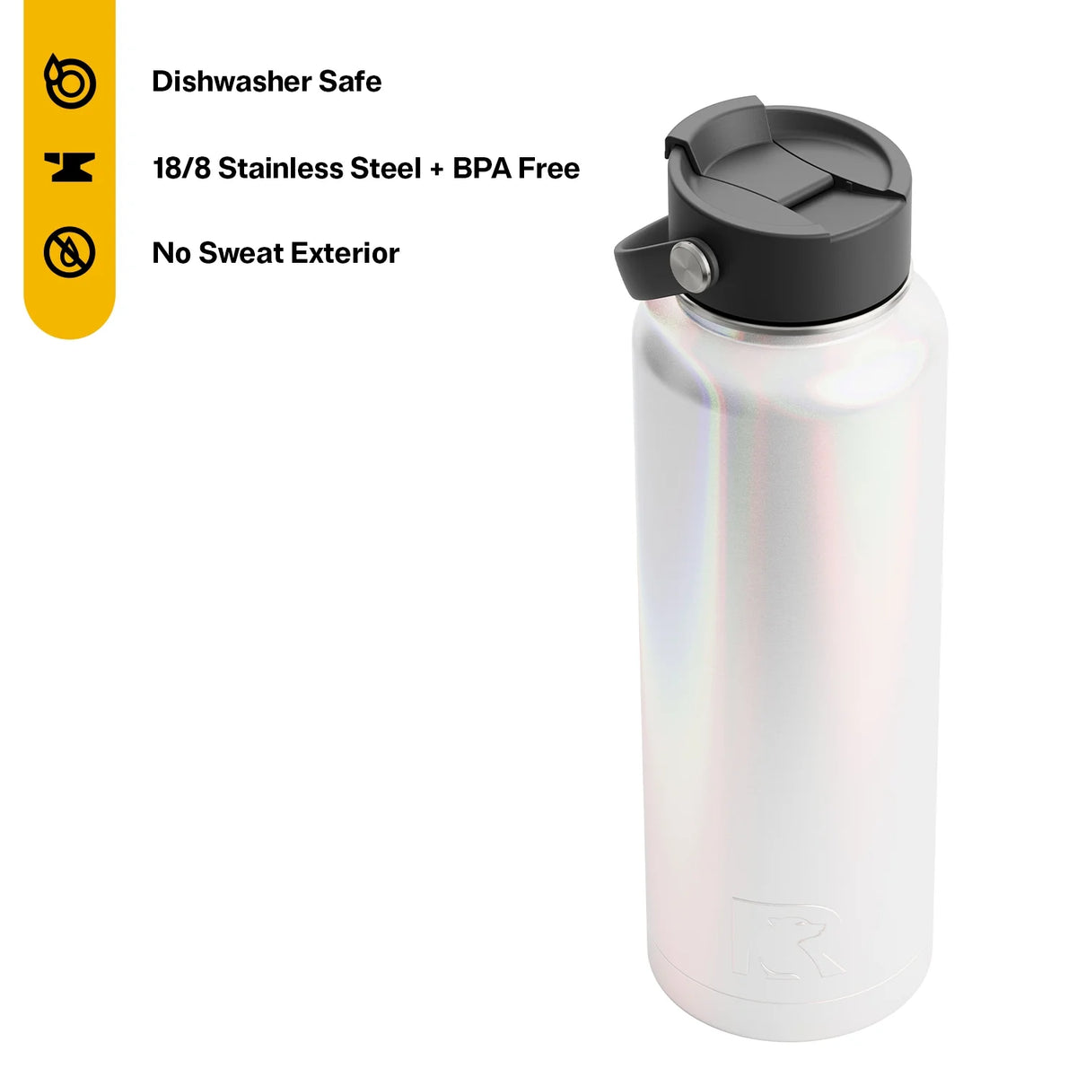 40 oz Stainless Steel Insulated Bottle with Wide Mouth Lid E202563