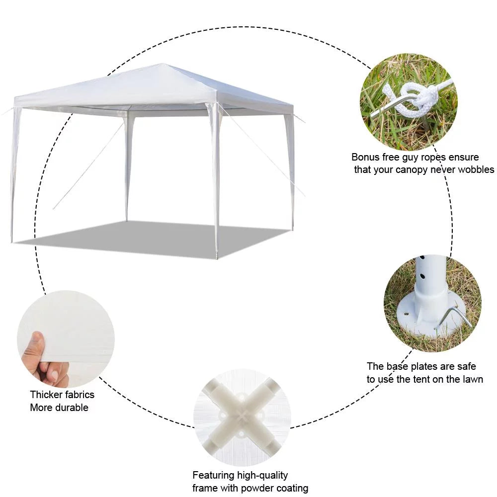10' x 10' Party Tent Canopy Gazebo U772849
